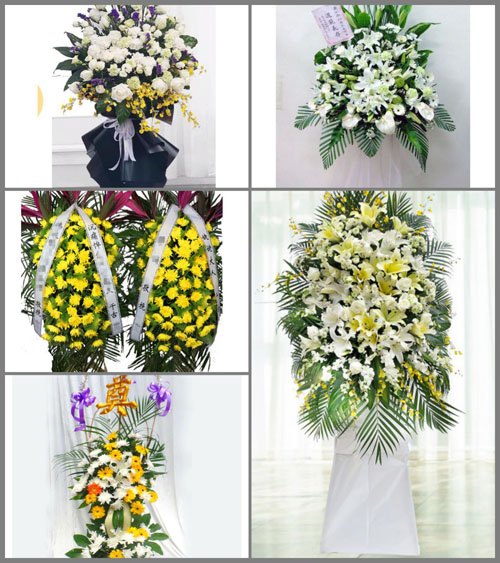 福建宁德寿宁县平溪乡白事花篮预定